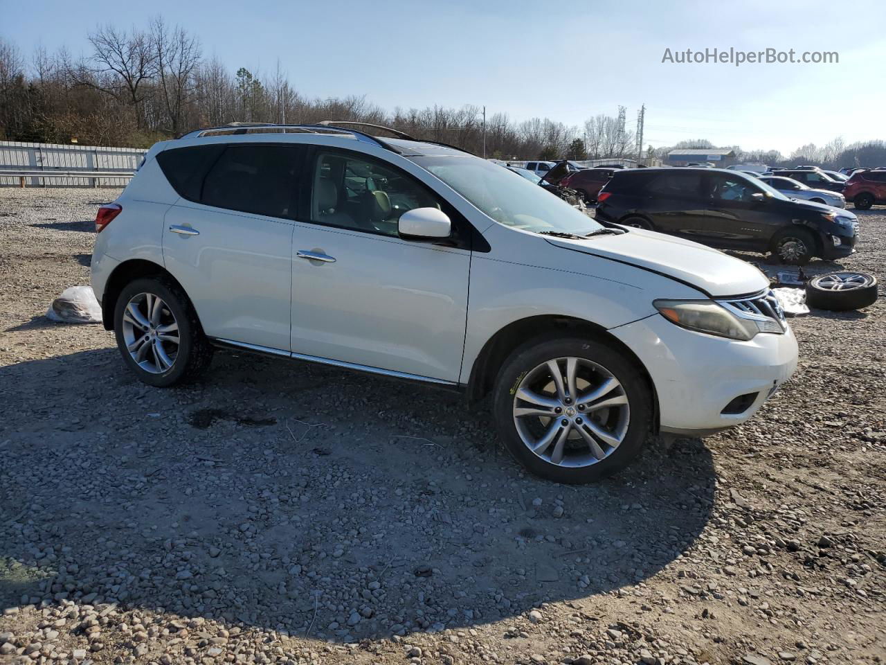 2011 Nissan Murano S White vin: JN8AZ1MU9BW067326