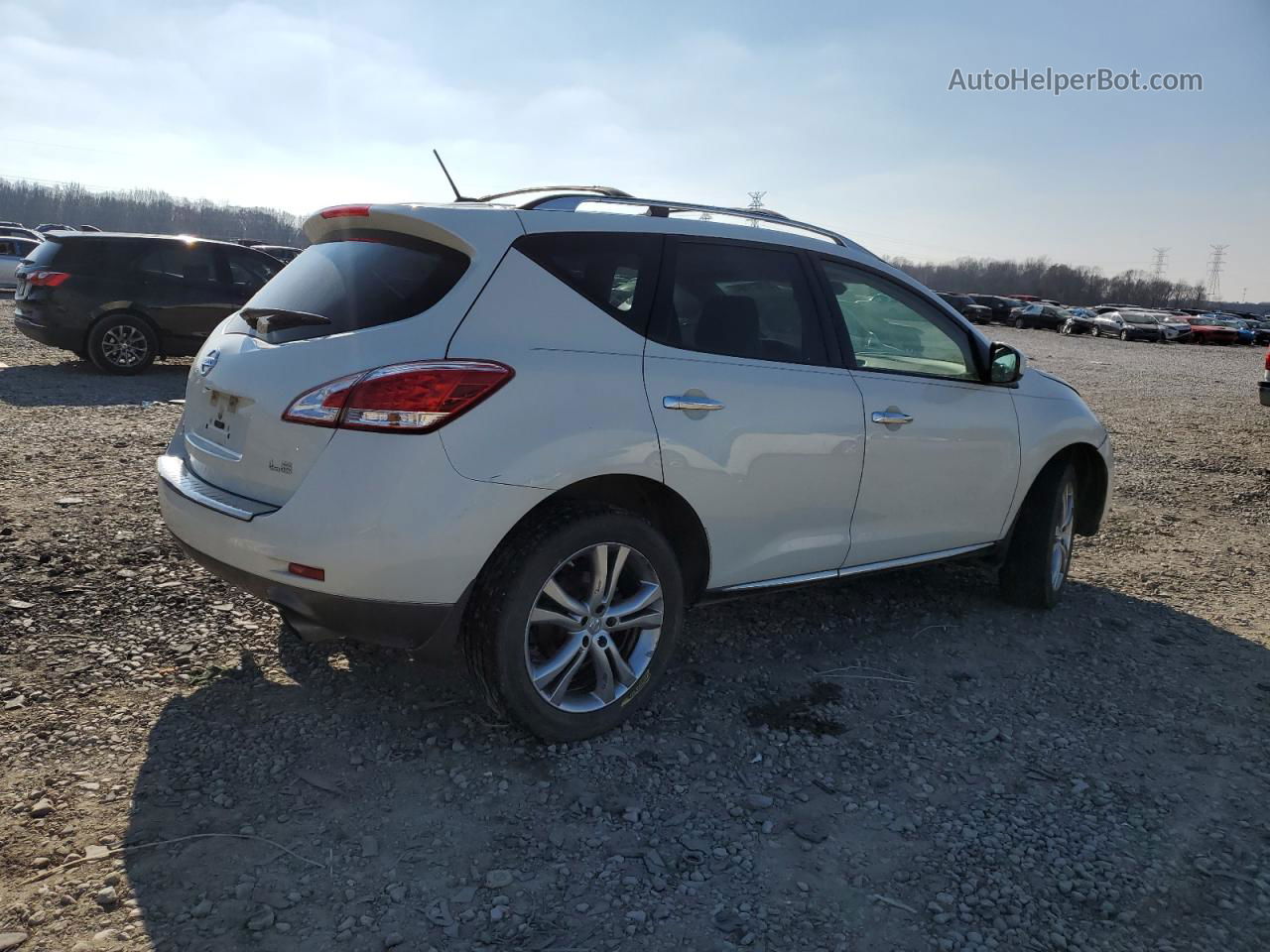 2011 Nissan Murano S White vin: JN8AZ1MU9BW067326