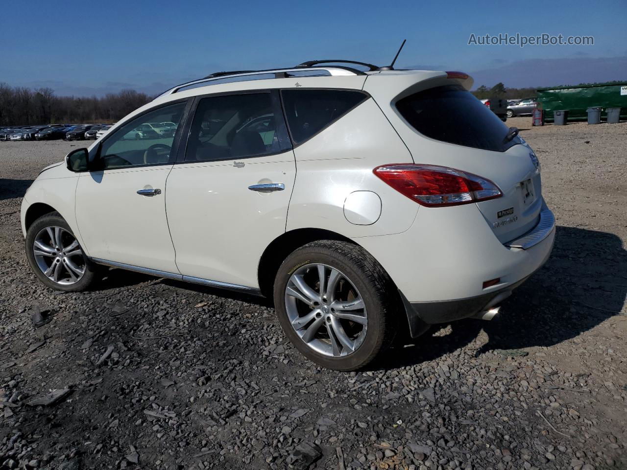 2011 Nissan Murano S Белый vin: JN8AZ1MU9BW067326