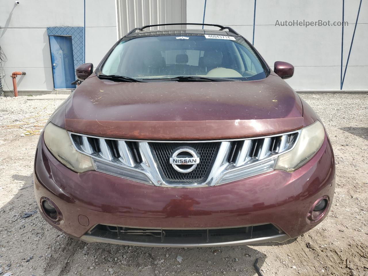 2010 Nissan Murano S Красный vin: JN8AZ1MUXAW001768