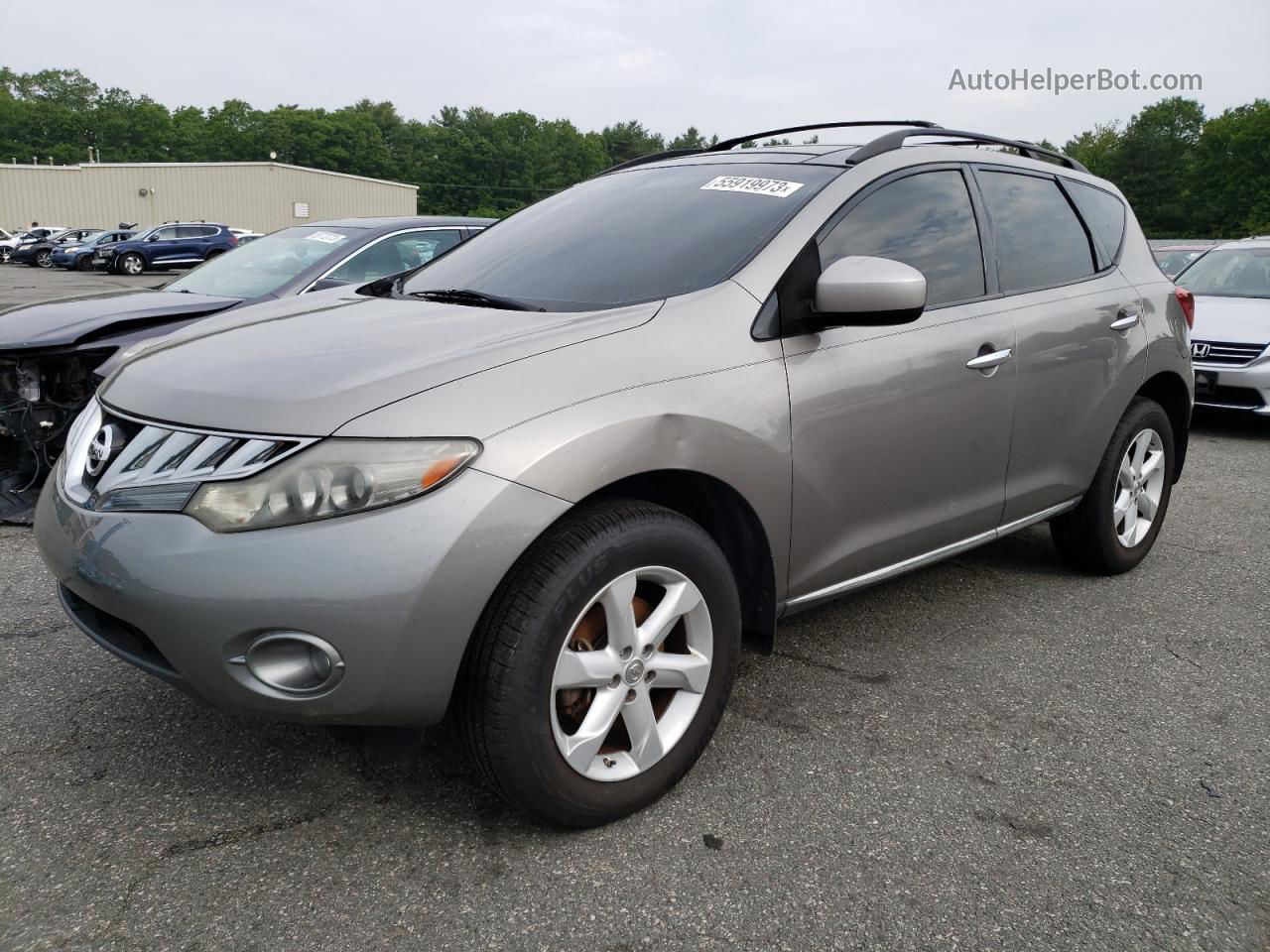 2010 Nissan Murano S Silver vin: JN8AZ1MUXAW002192