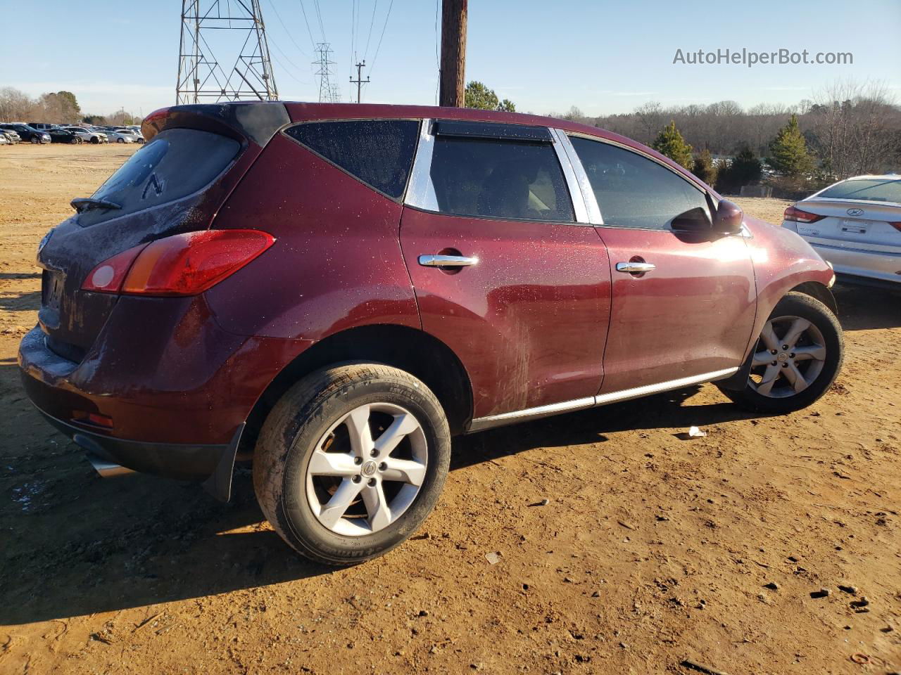 2010 Nissan Murano S Maroon vin: JN8AZ1MUXAW002676