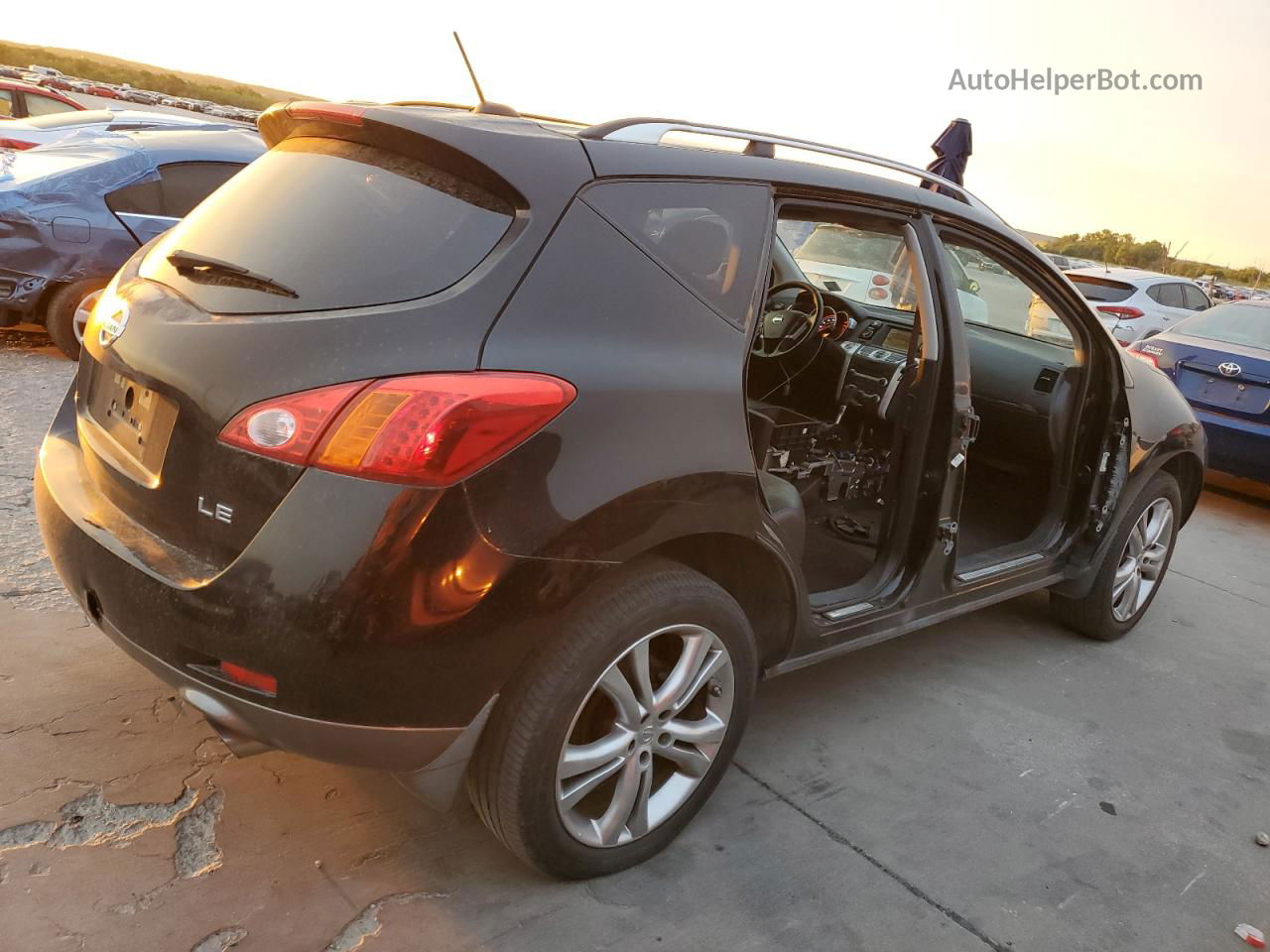 2010 Nissan Murano S Black vin: JN8AZ1MUXAW003293