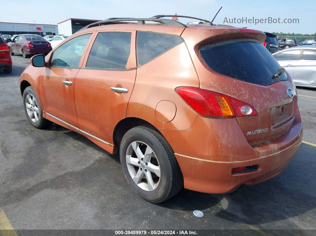 2010 Nissan Murano Sl Orange vin: JN8AZ1MUXAW004606