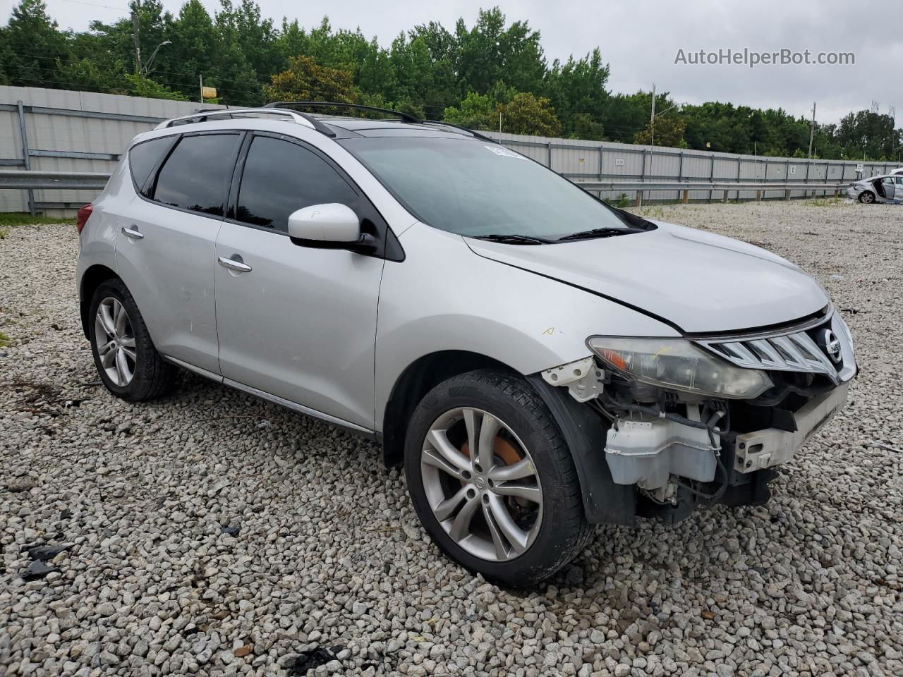 2010 Nissan Murano S Silver vin: JN8AZ1MUXAW006193