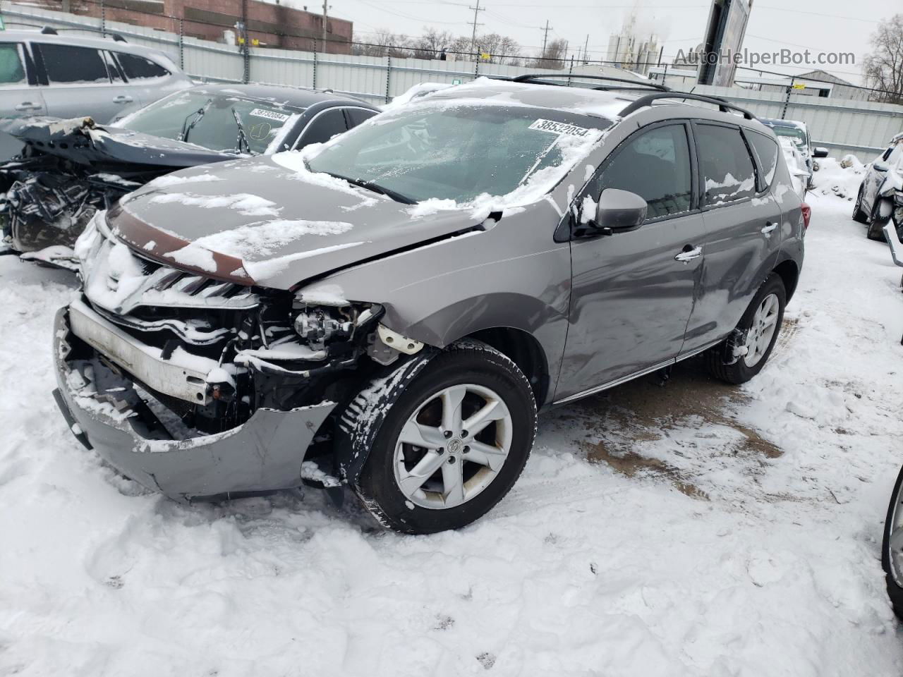 2010 Nissan Murano S Gray vin: JN8AZ1MUXAW011085