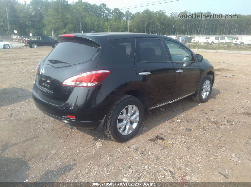 2011 Nissan Murano S Black vin: JN8AZ1MUXBW054195