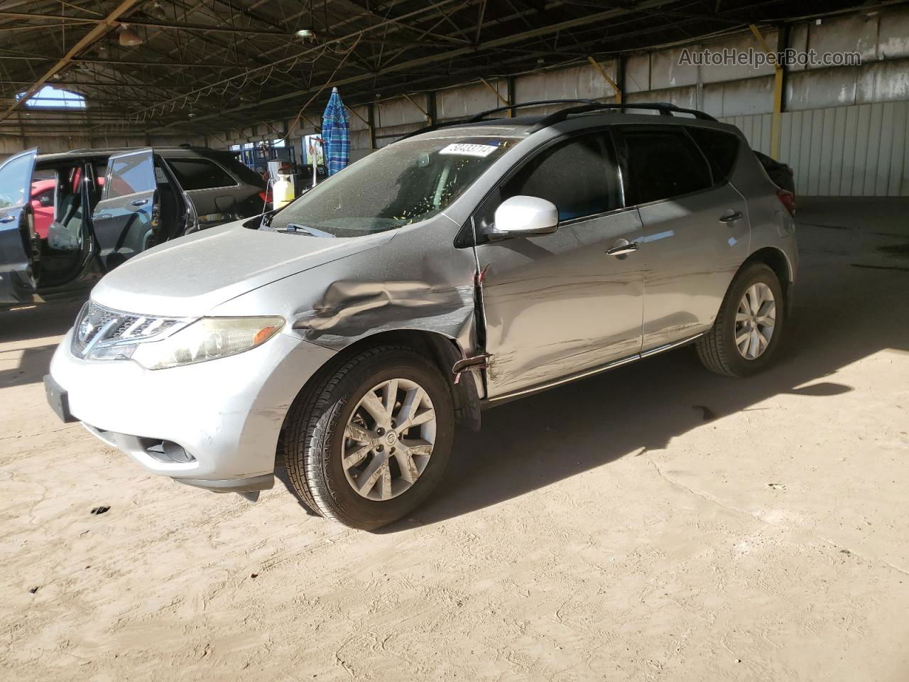 2011 Nissan Murano S Silver vin: JN8AZ1MUXBW065987