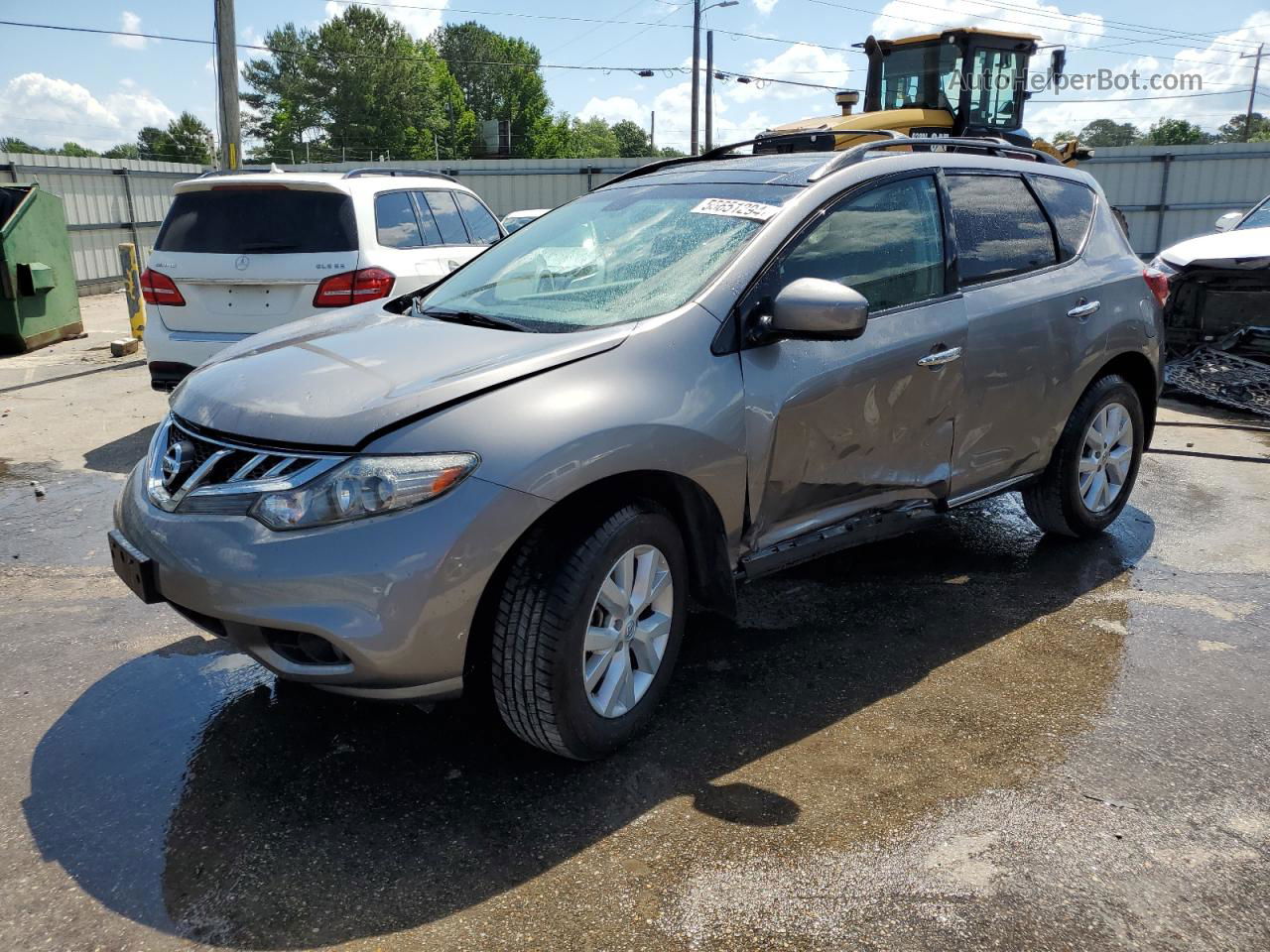 2011 Nissan Murano S Silver vin: JN8AZ1MUXBW068680