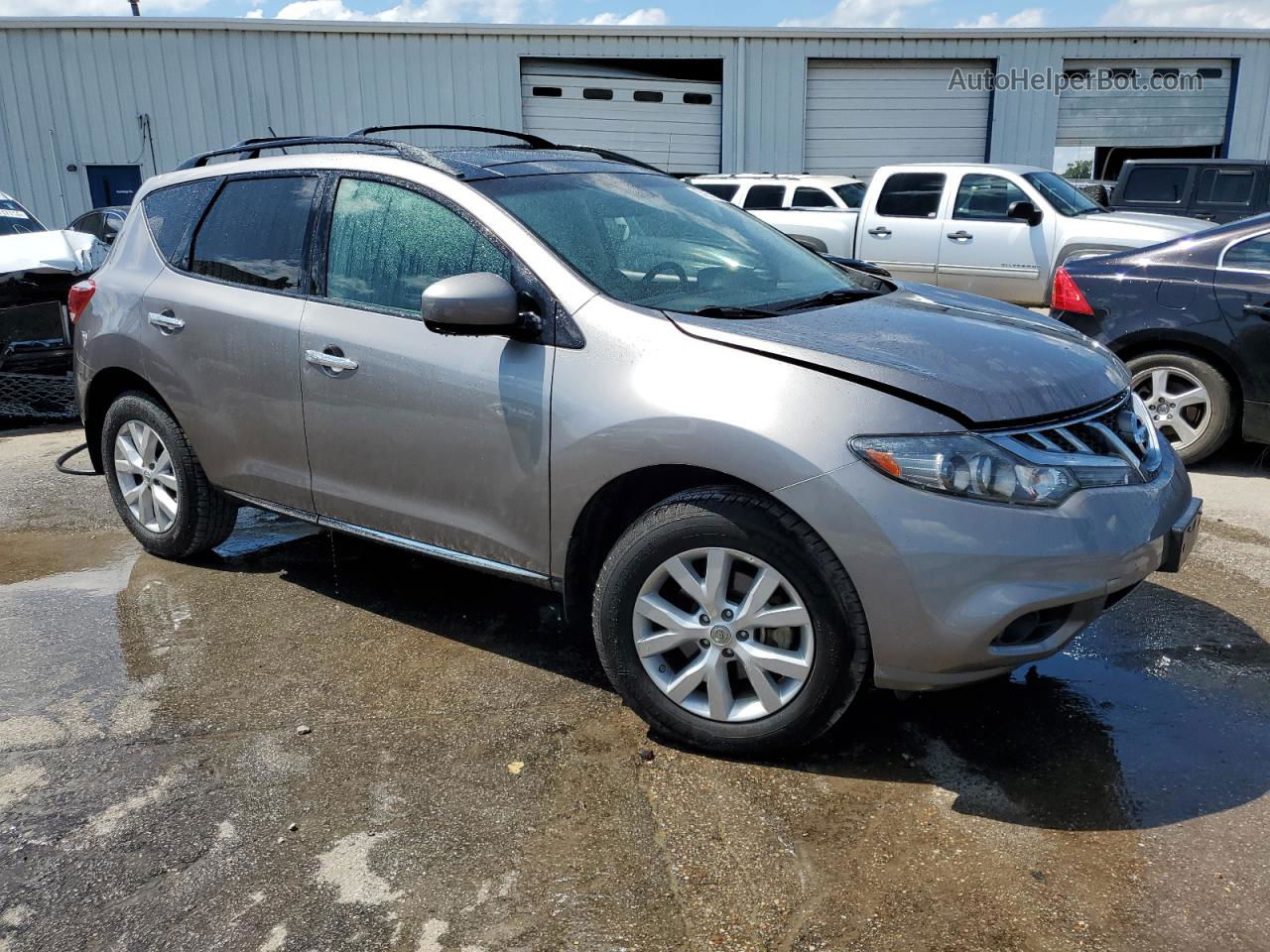 2011 Nissan Murano S Silver vin: JN8AZ1MUXBW068680