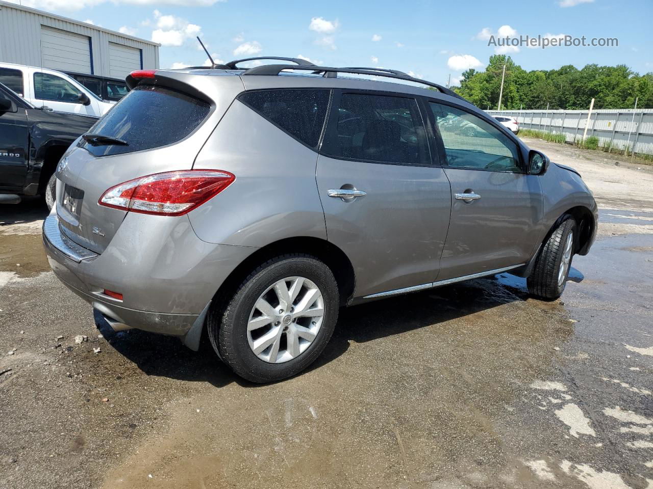 2011 Nissan Murano S Silver vin: JN8AZ1MUXBW068680