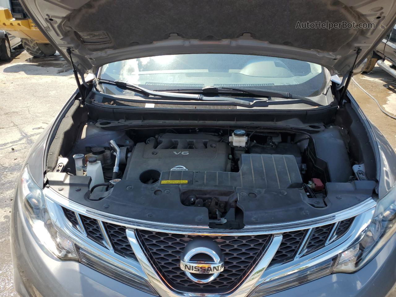 2011 Nissan Murano S Silver vin: JN8AZ1MUXBW068680