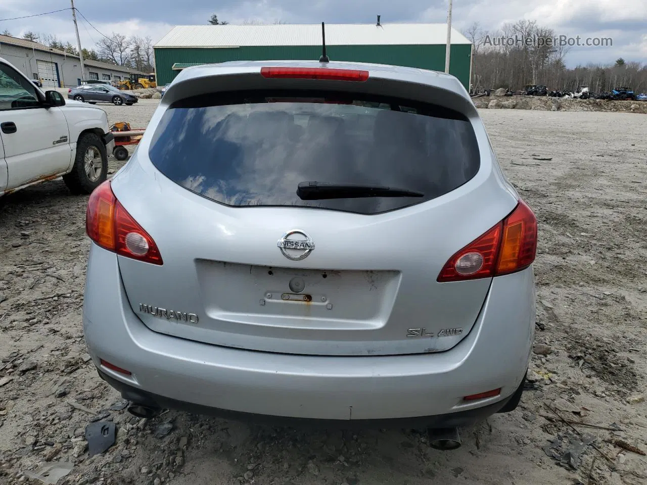 2010 Nissan Murano S Silver vin: JN8AZ1MW0AW100519