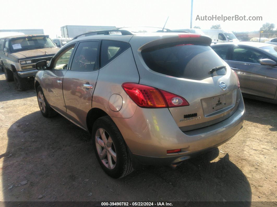 2010 Nissan Murano Sl Gold vin: JN8AZ1MW0AW101668