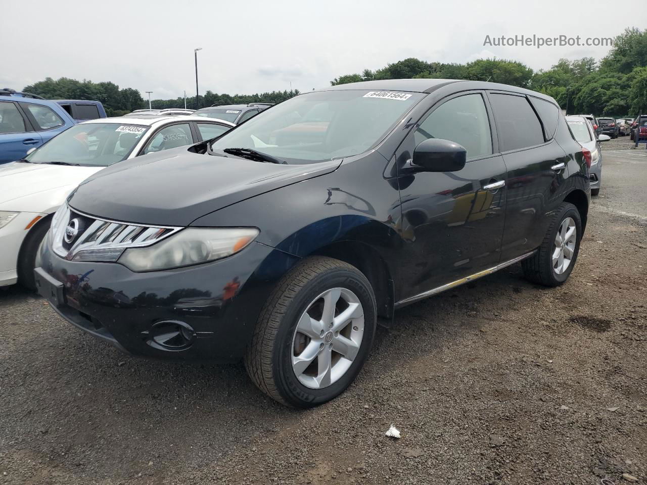 2010 Nissan Murano S Black vin: JN8AZ1MW0AW106935