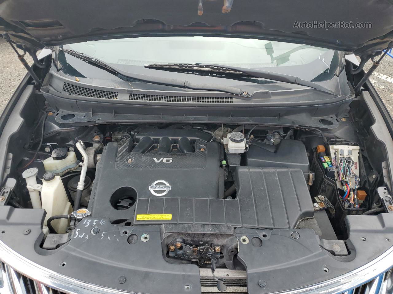 2010 Nissan Murano S Black vin: JN8AZ1MW0AW106935