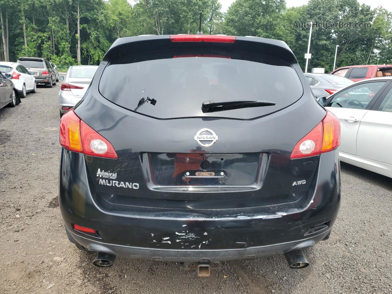 2010 Nissan Murano S Black vin: JN8AZ1MW0AW106935