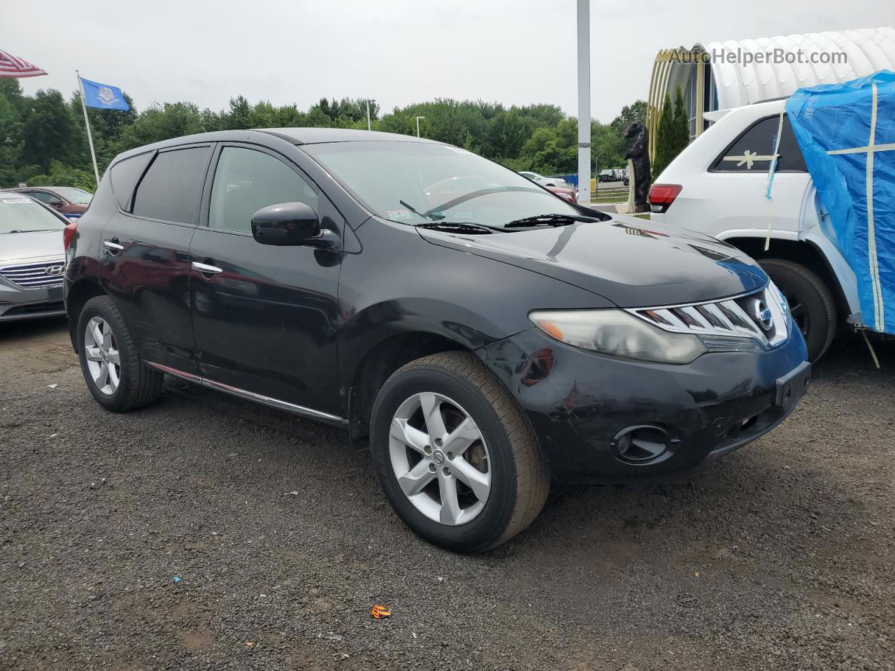 2010 Nissan Murano S Black vin: JN8AZ1MW0AW106935