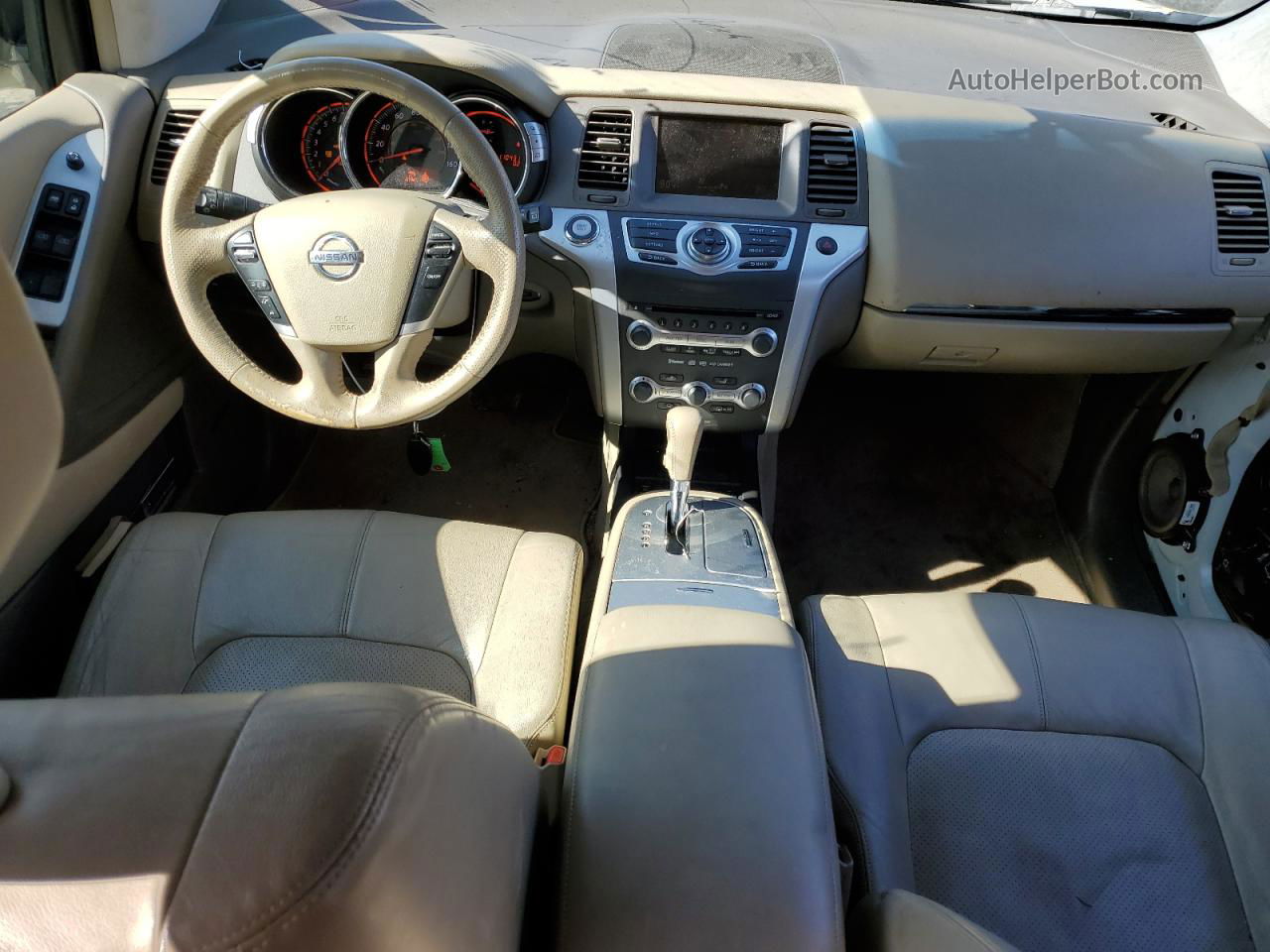 2010 Nissan Murano S Белый vin: JN8AZ1MW0AW110144