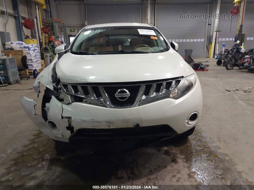 2010 Nissan Murano S Белый vin: JN8AZ1MW0AW112430