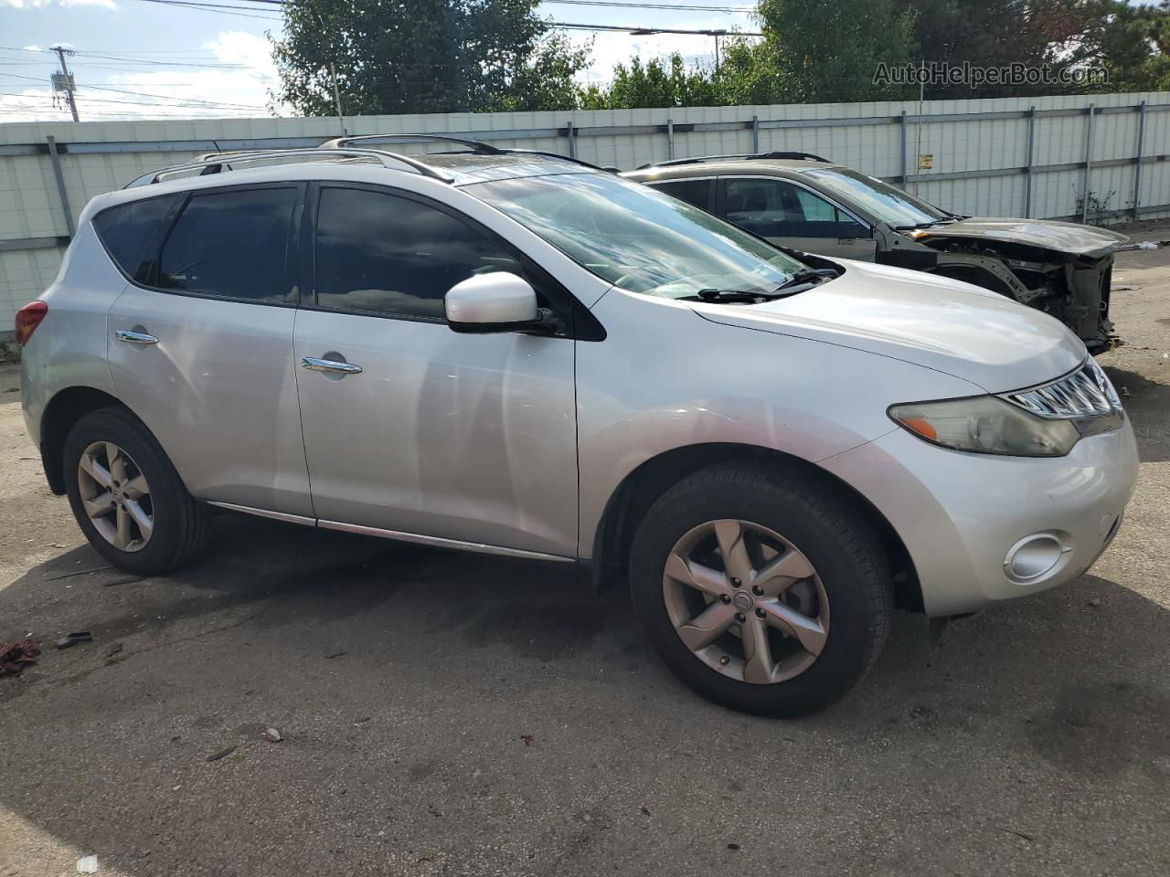 2010 Nissan Murano S Silver vin: JN8AZ1MW0AW123282