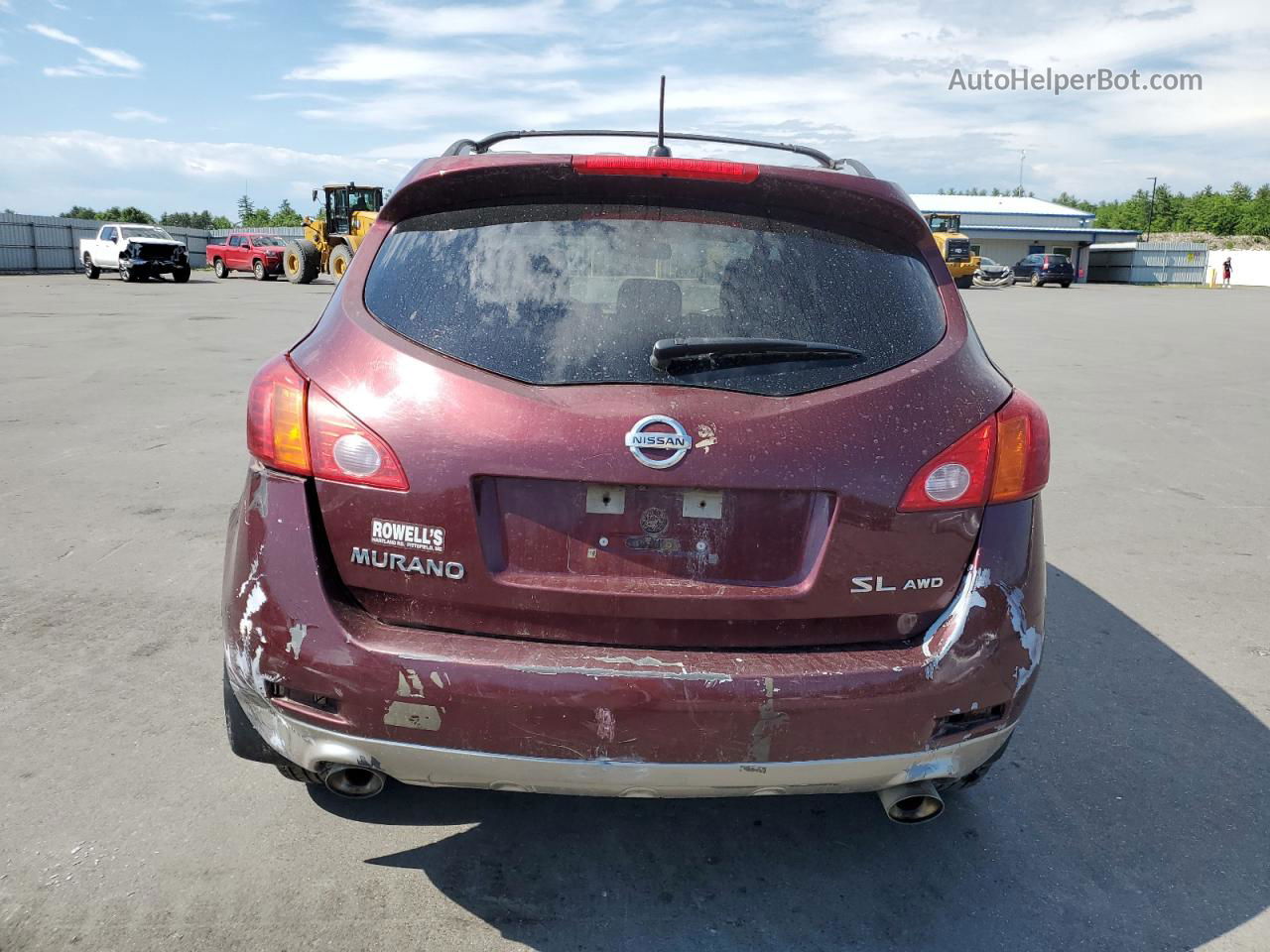 2010 Nissan Murano S Burgundy vin: JN8AZ1MW0AW140759