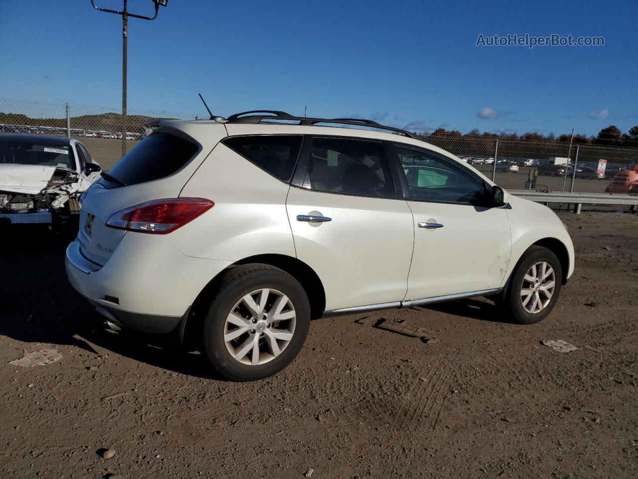 2011 Nissan Murano S White vin: JN8AZ1MW0BW174041