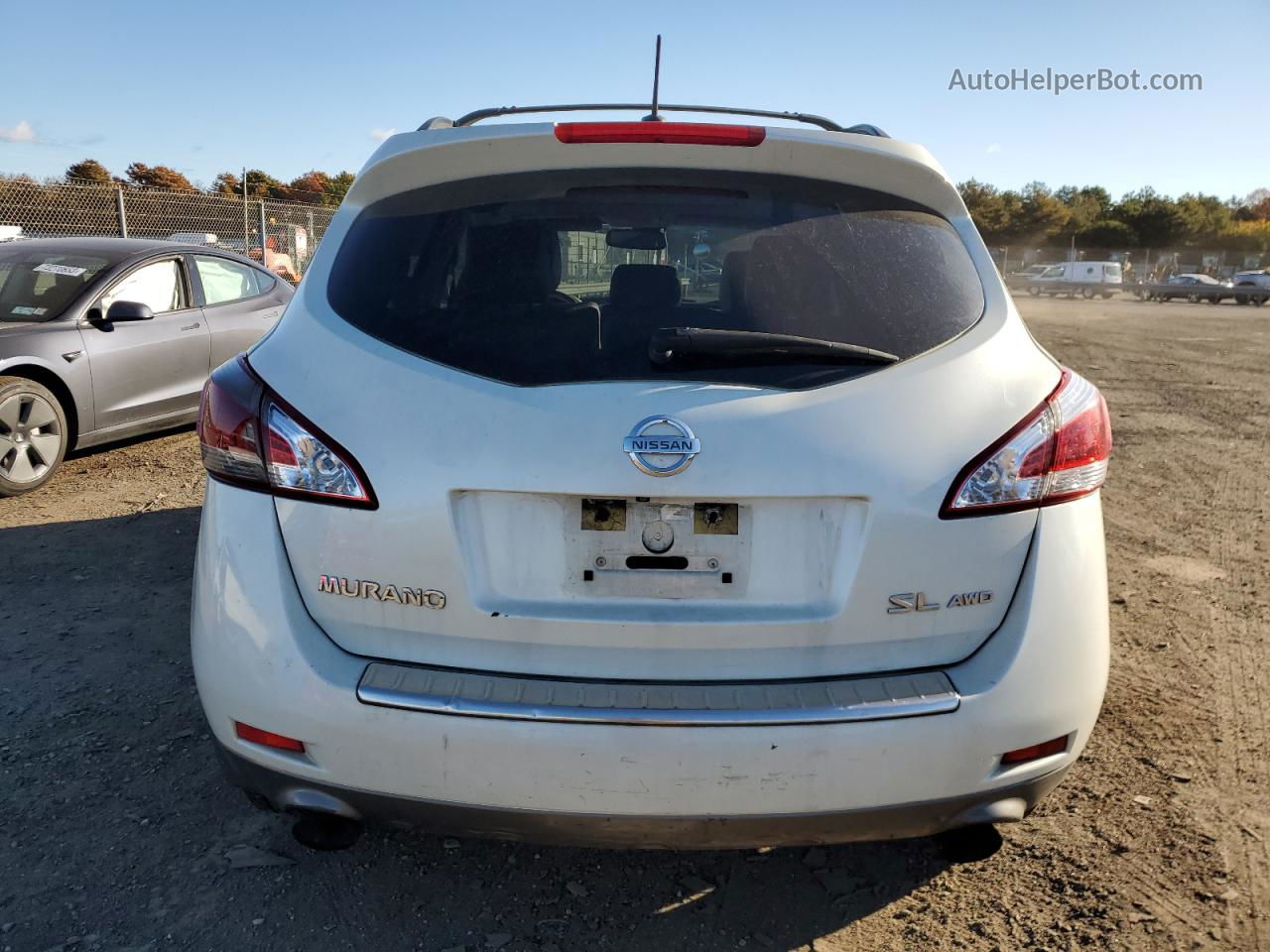 2011 Nissan Murano S White vin: JN8AZ1MW0BW174041