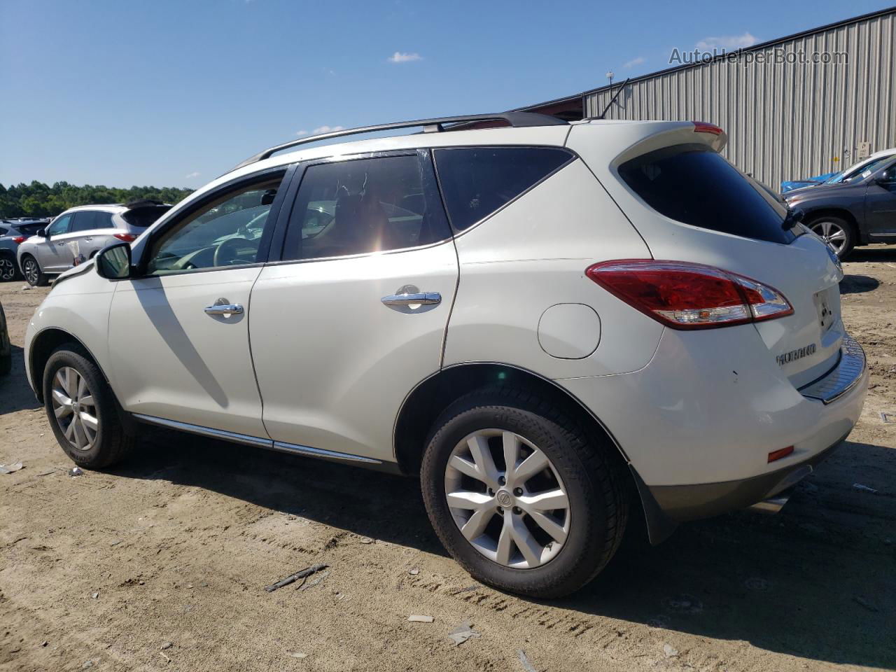 2011 Nissan Murano S White vin: JN8AZ1MW0BW182754