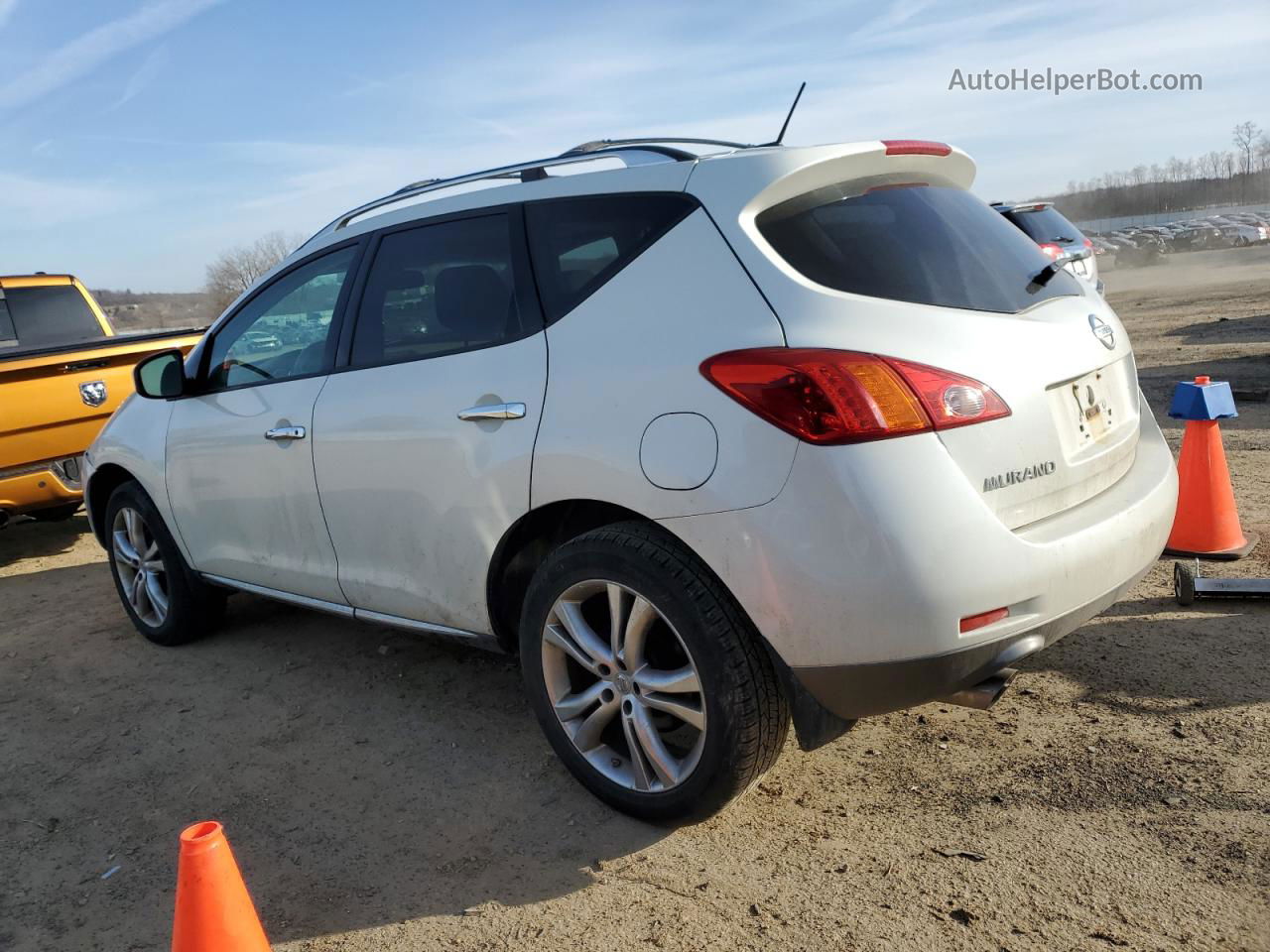 2010 Nissan Murano S White vin: JN8AZ1MW1AW109813