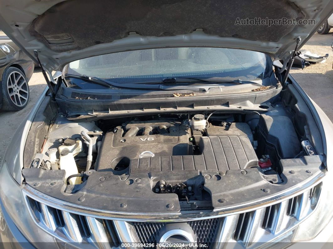2010 Nissan Murano Sl Gray vin: JN8AZ1MW1AW111108