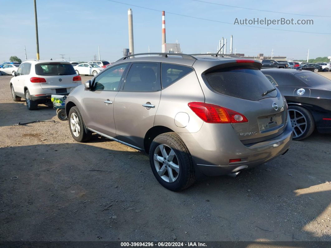 2010 Nissan Murano Sl Gray vin: JN8AZ1MW1AW111108
