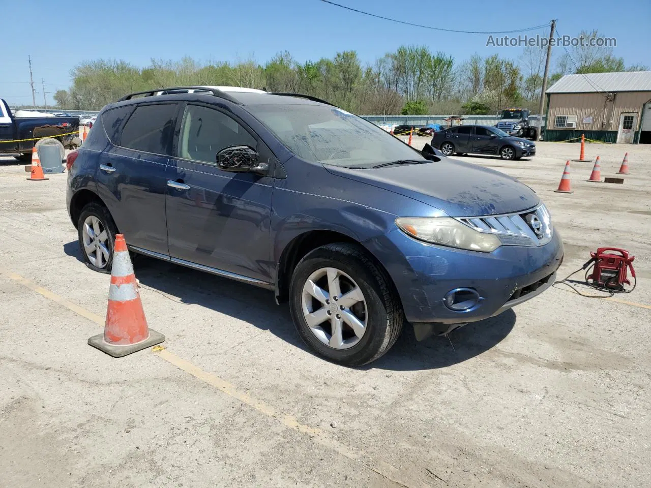 2010 Nissan Murano S Blue vin: JN8AZ1MW1AW119094