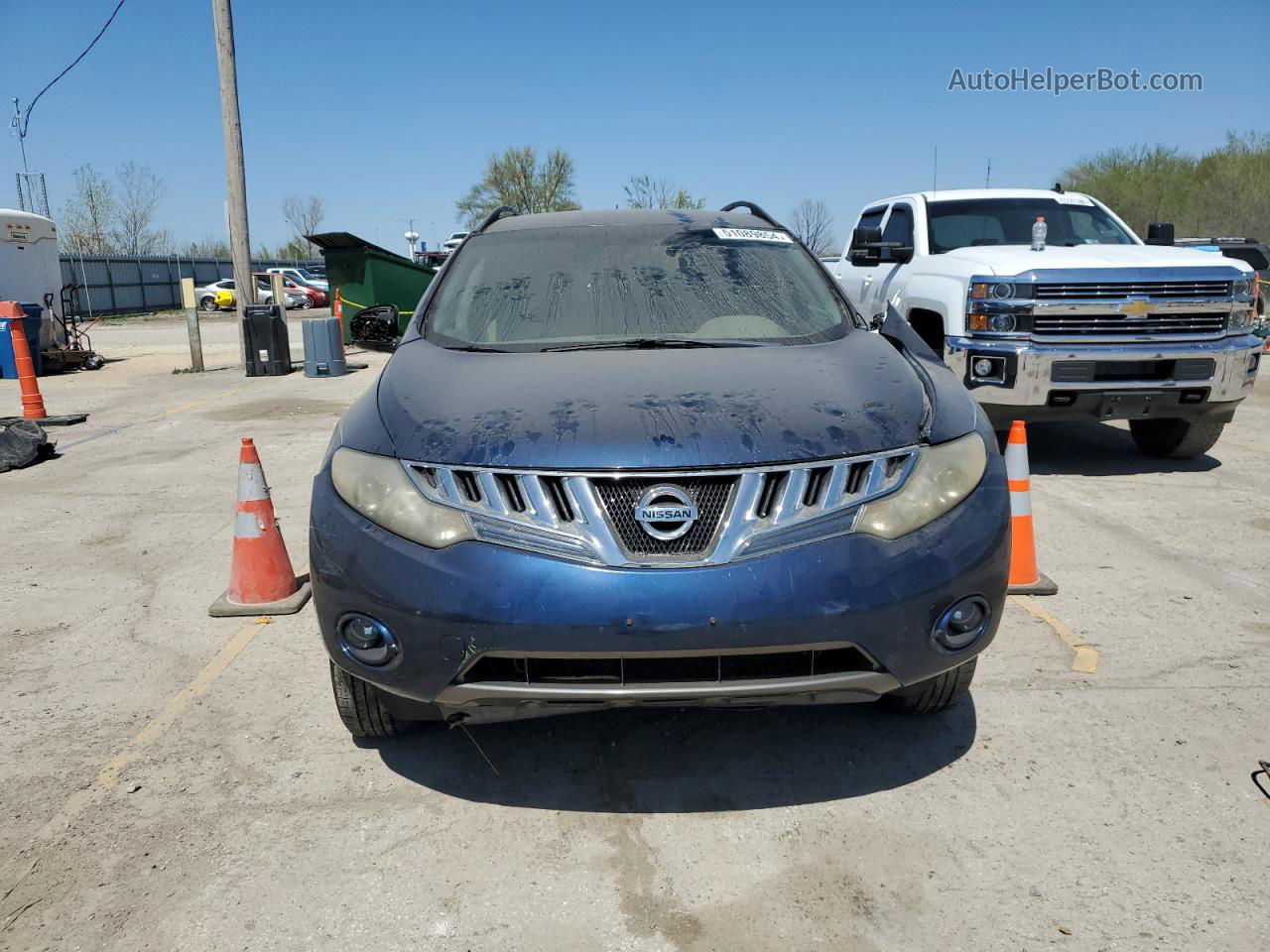 2010 Nissan Murano S Blue vin: JN8AZ1MW1AW119094