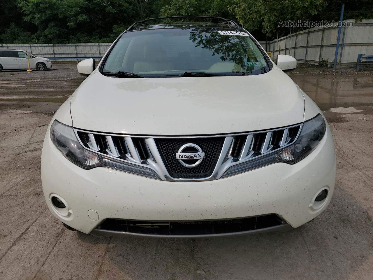 2010 Nissan Murano S Белый vin: JN8AZ1MW1AW121461