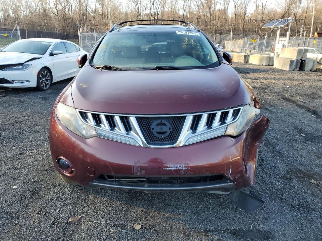 2010 Nissan Murano S Red vin: JN8AZ1MW1AW123050