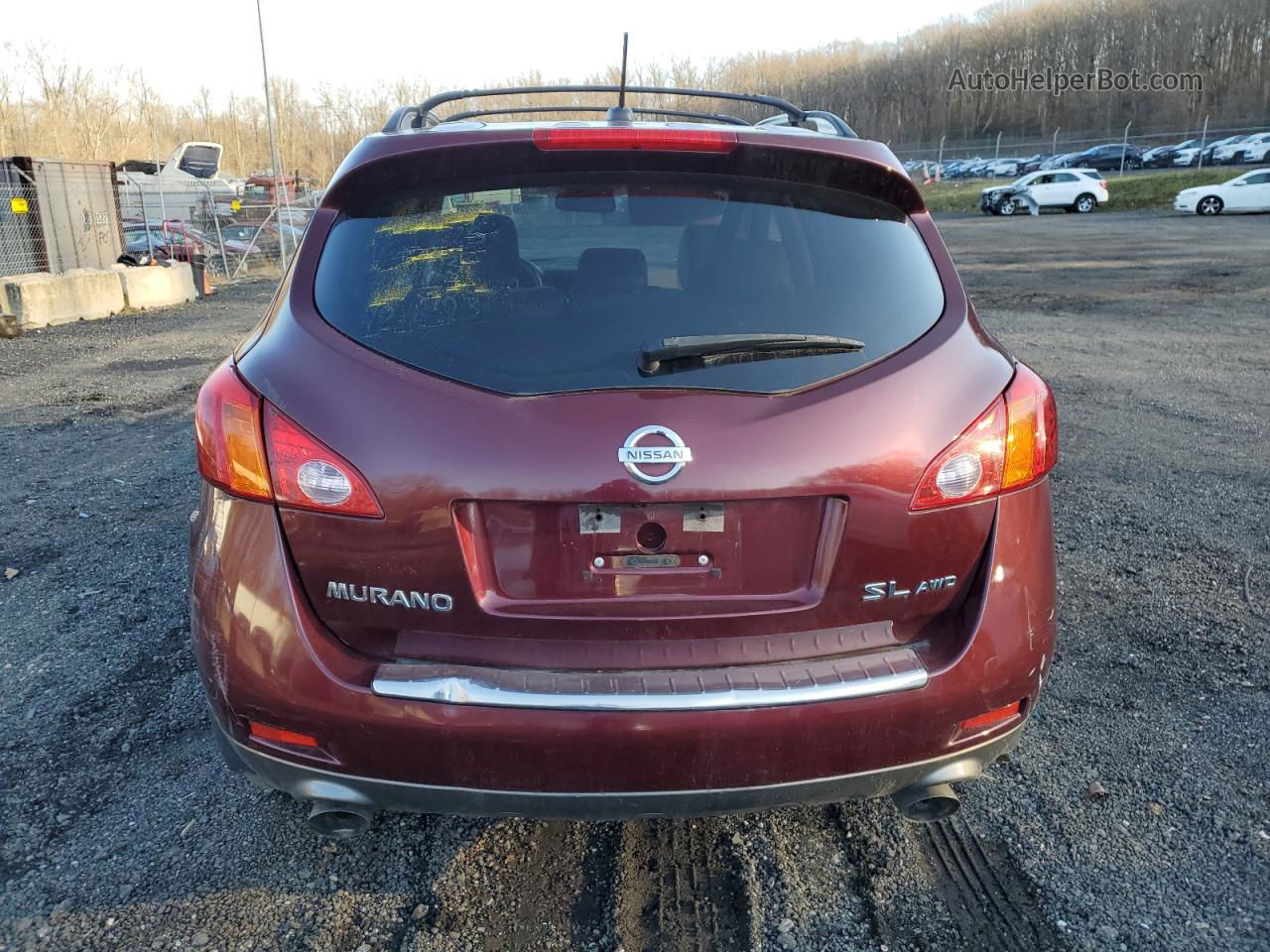 2010 Nissan Murano S Красный vin: JN8AZ1MW1AW123050