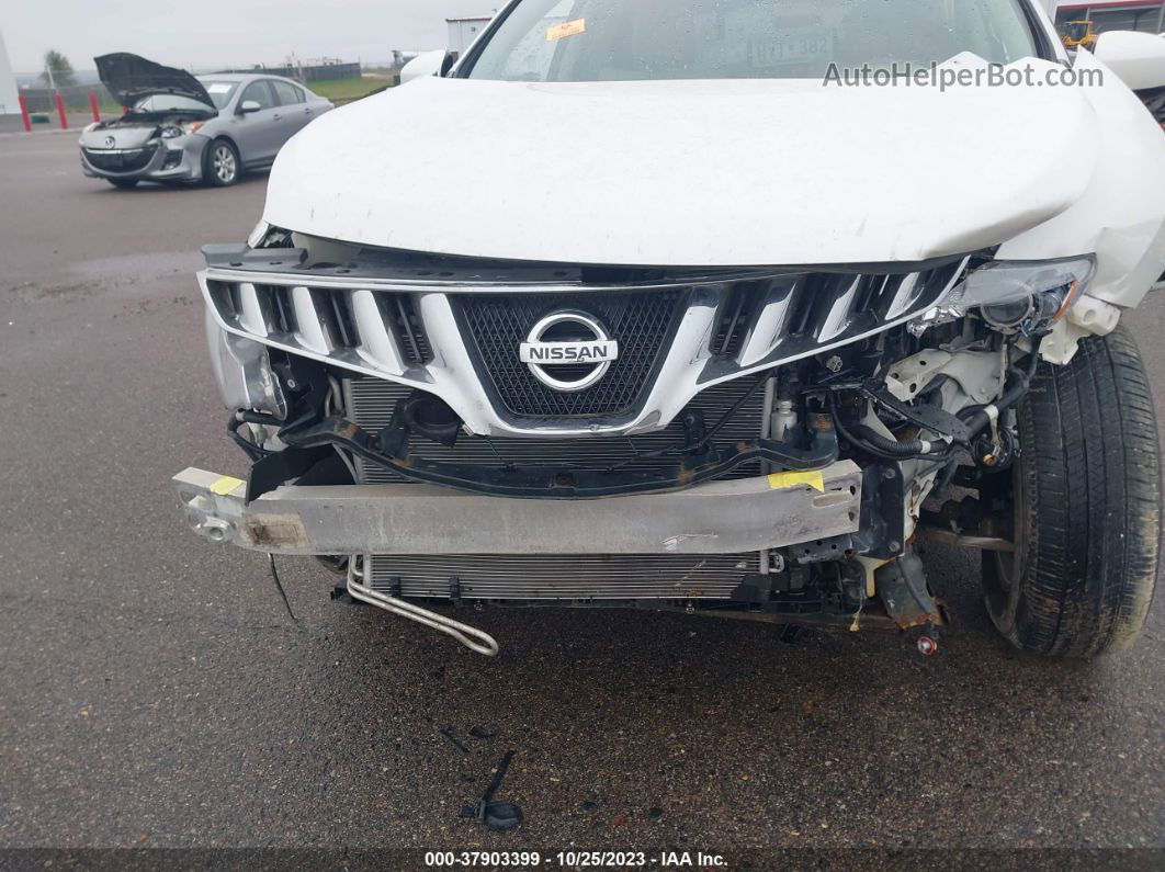 2010 Nissan Murano Sl White vin: JN8AZ1MW1AW125042