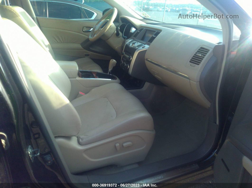 2010 Nissan Murano Le Черный vin: JN8AZ1MW1AW126739