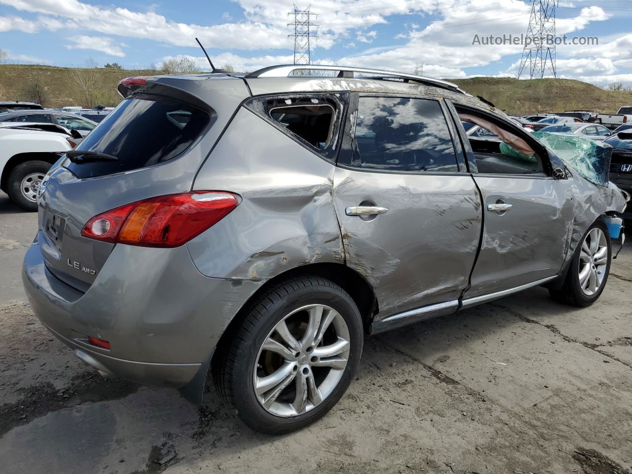 2010 Nissan Murano S Gray vin: JN8AZ1MW1AW136980