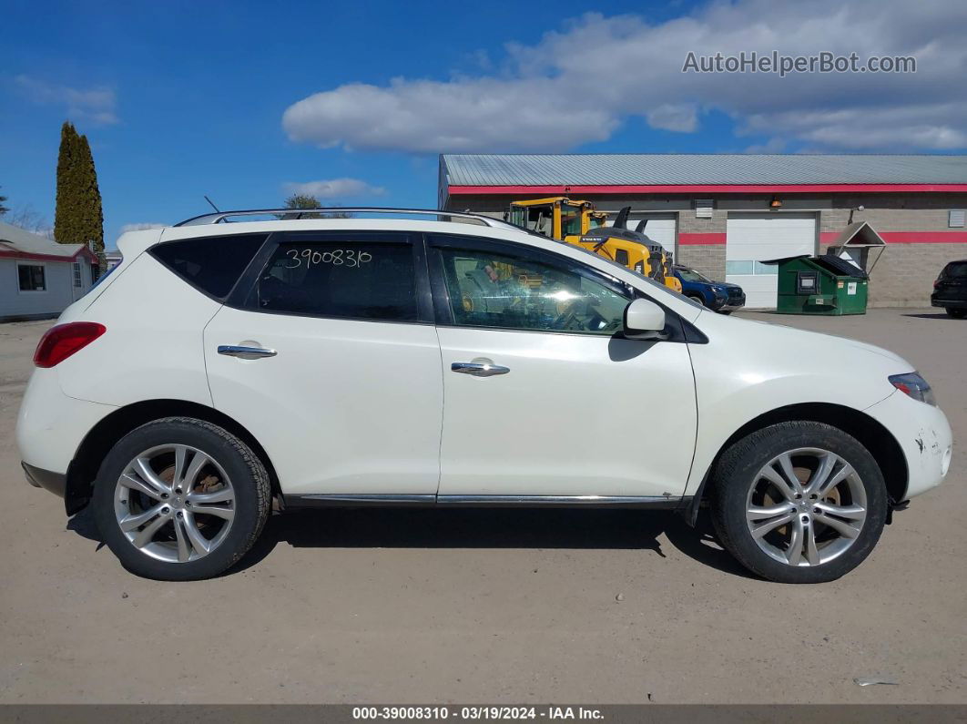 2010 Nissan Murano Le White vin: JN8AZ1MW1AW139717