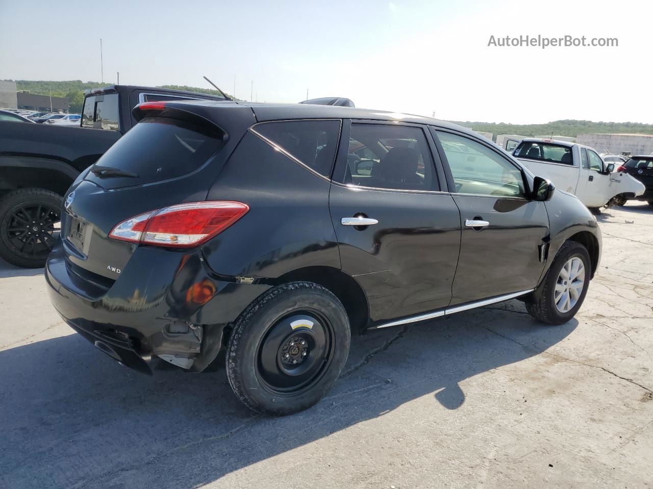 2011 Nissan Murano S Black vin: JN8AZ1MW1BW169298