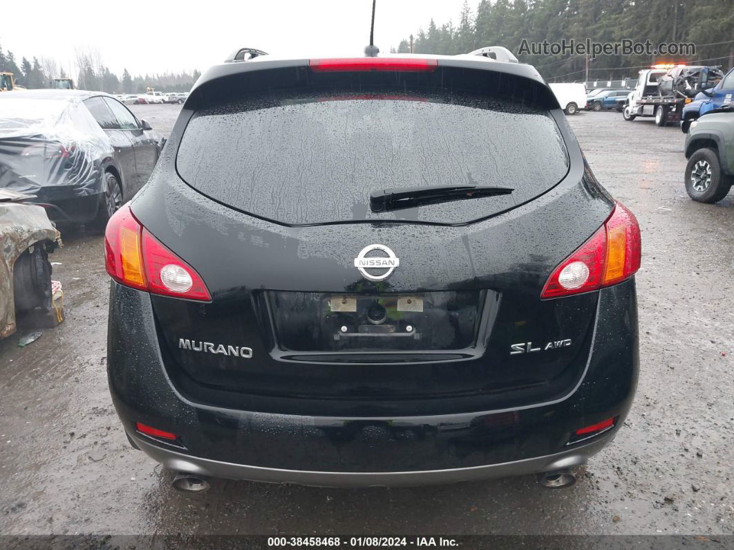 2010 Nissan Murano Sl Черный vin: JN8AZ1MW2AW100957