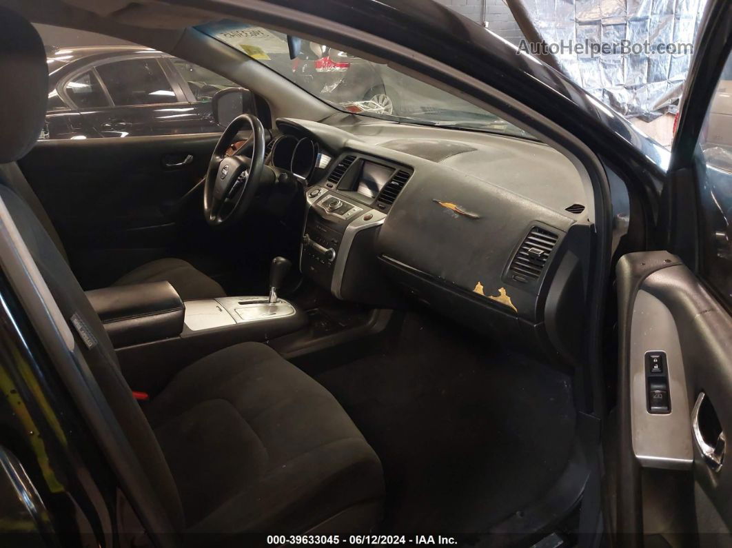 2010 Nissan Murano S Black vin: JN8AZ1MW2AW103695