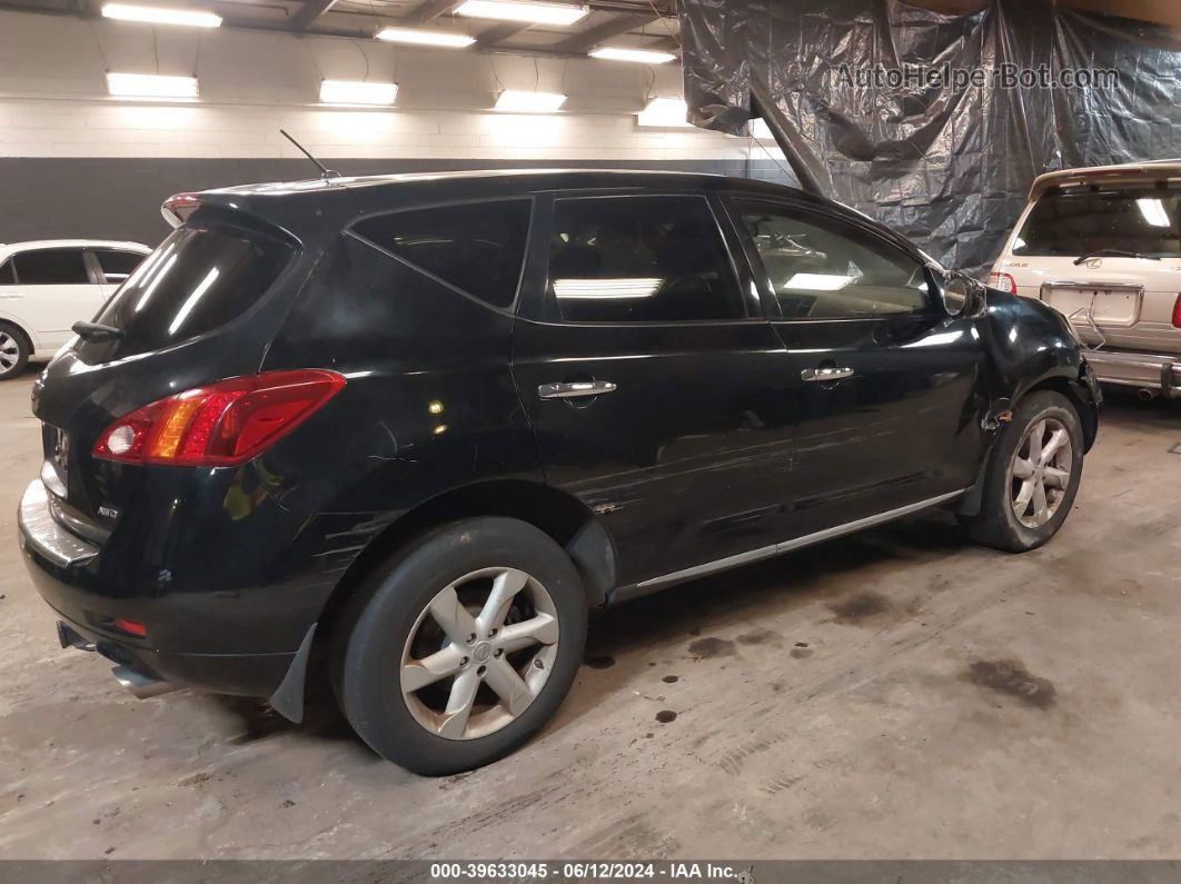 2010 Nissan Murano S Black vin: JN8AZ1MW2AW103695