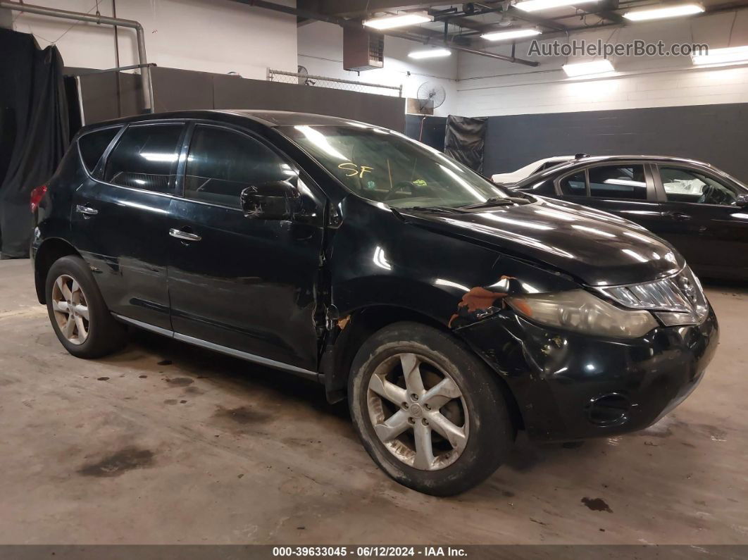 2010 Nissan Murano S Black vin: JN8AZ1MW2AW103695