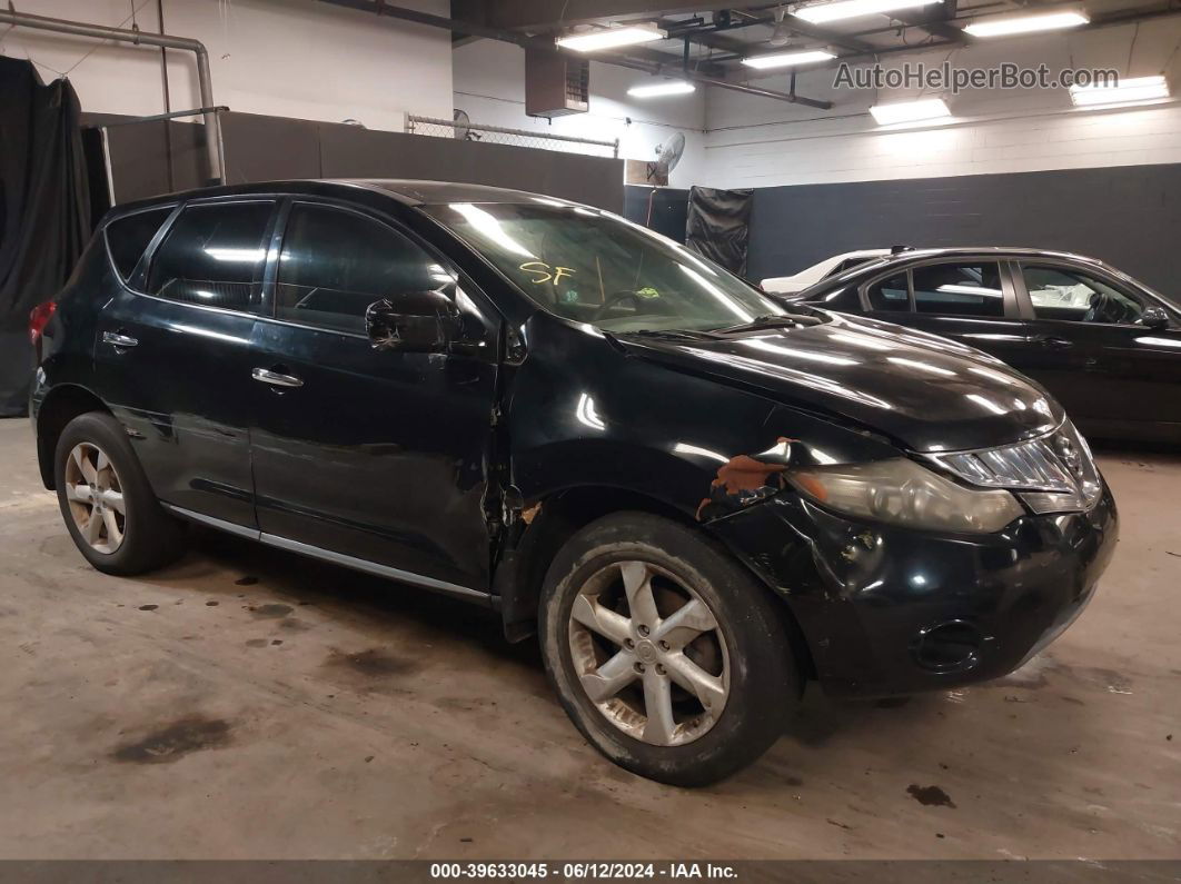 2010 Nissan Murano S Black vin: JN8AZ1MW2AW103695