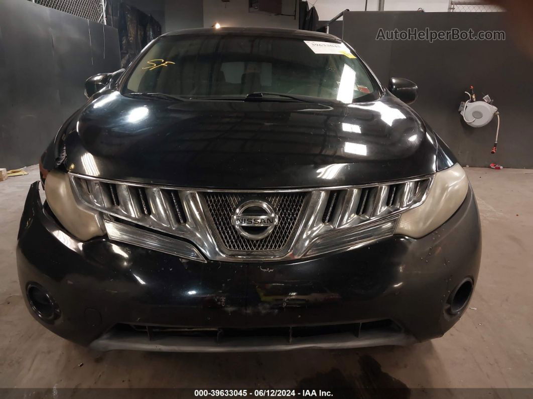 2010 Nissan Murano S Black vin: JN8AZ1MW2AW103695