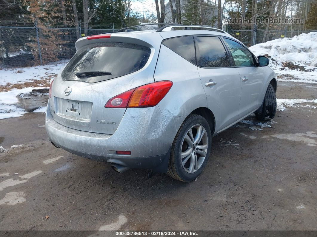 2010 Nissan Murano Le Silver vin: JN8AZ1MW2AW111313