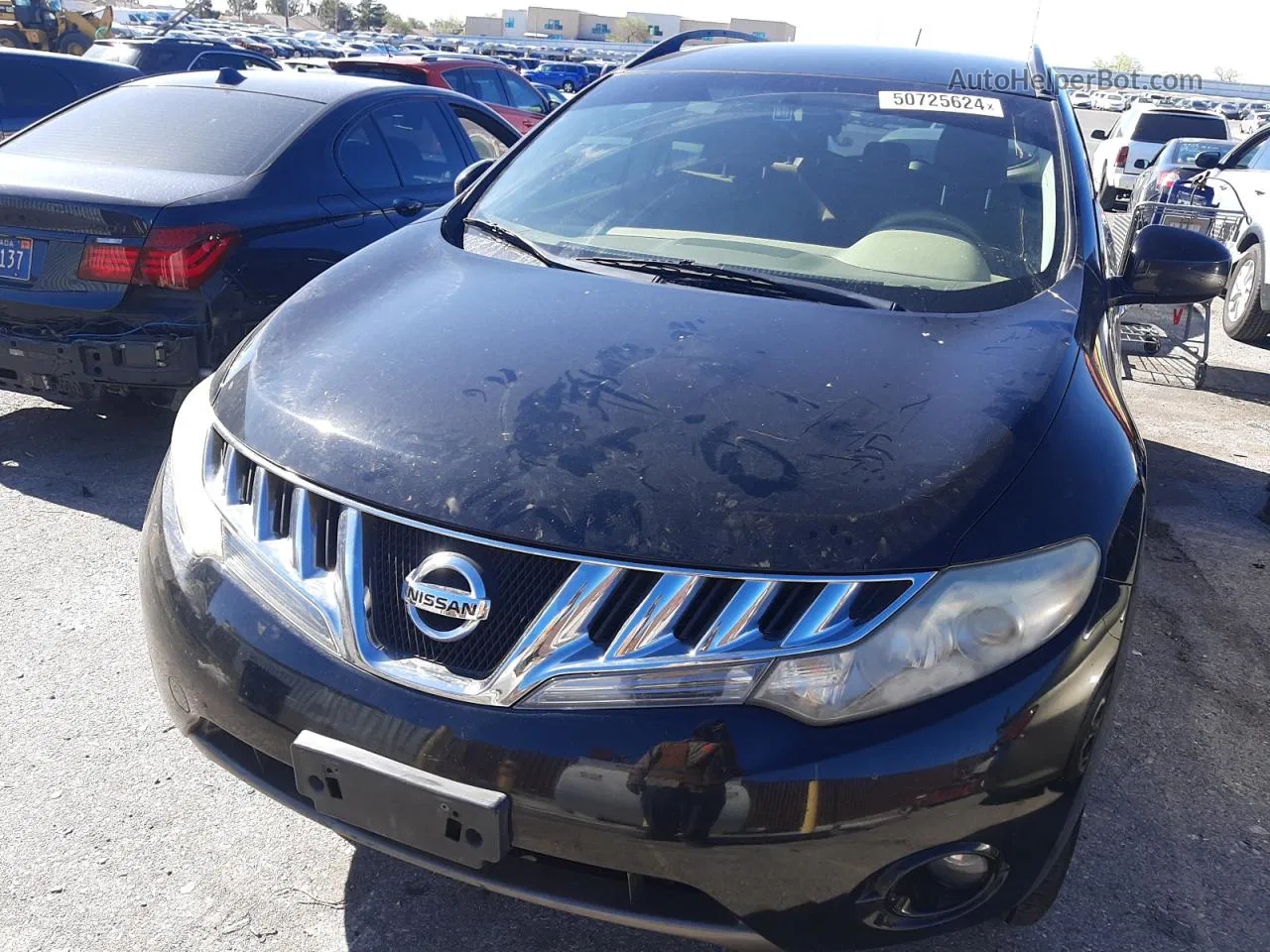 2010 Nissan Murano S Черный vin: JN8AZ1MW2AW122389